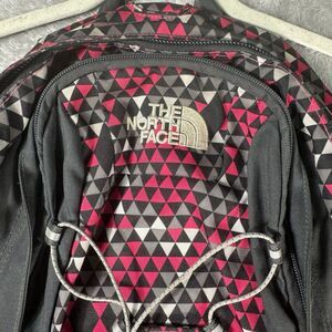 The North‎ Face Backpack Jester Gray Pink School Travel Bag Hiking Outdoors Camp
